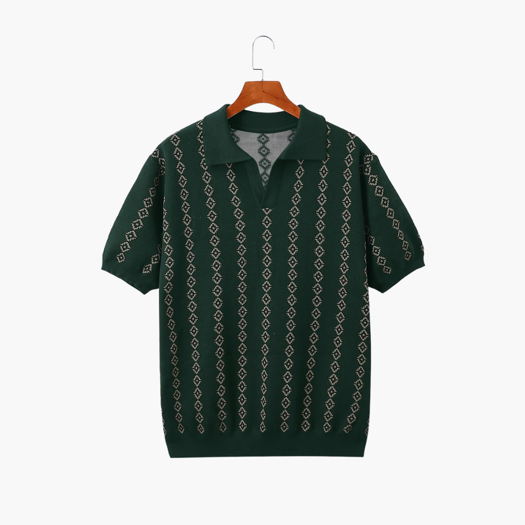 The Biarritz Jacquard Polo