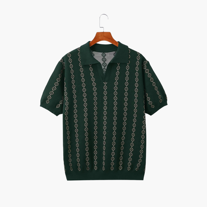 The Biarritz Jacquard Polo