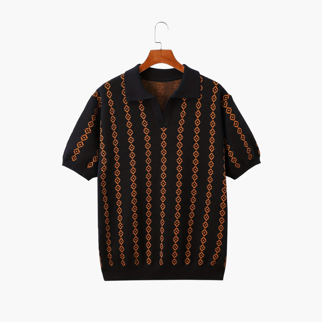 The Biarritz Jacquard Polo