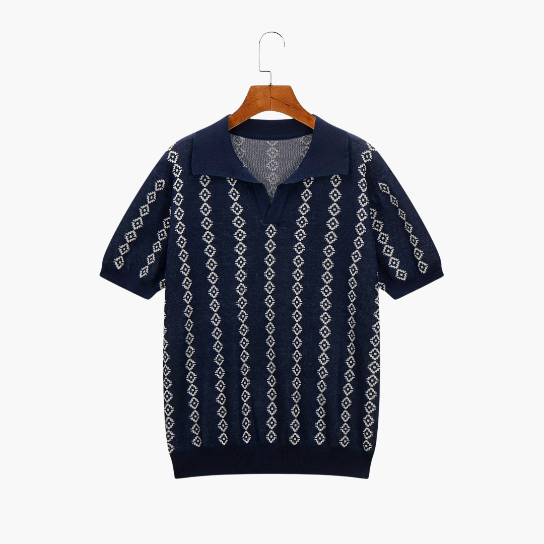 The Biarritz Jacquard Polo