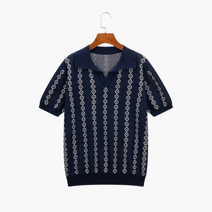 The Biarritz Jacquard Polo