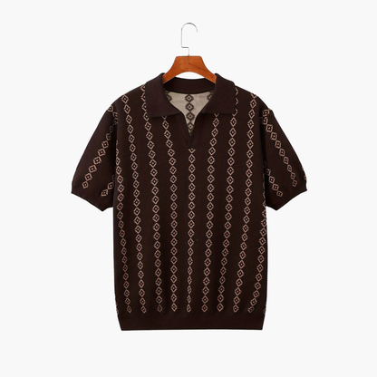 The Biarritz Jacquard Polo
