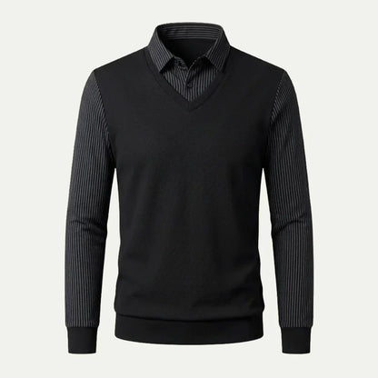 Kensington V-Neck Knit Polo