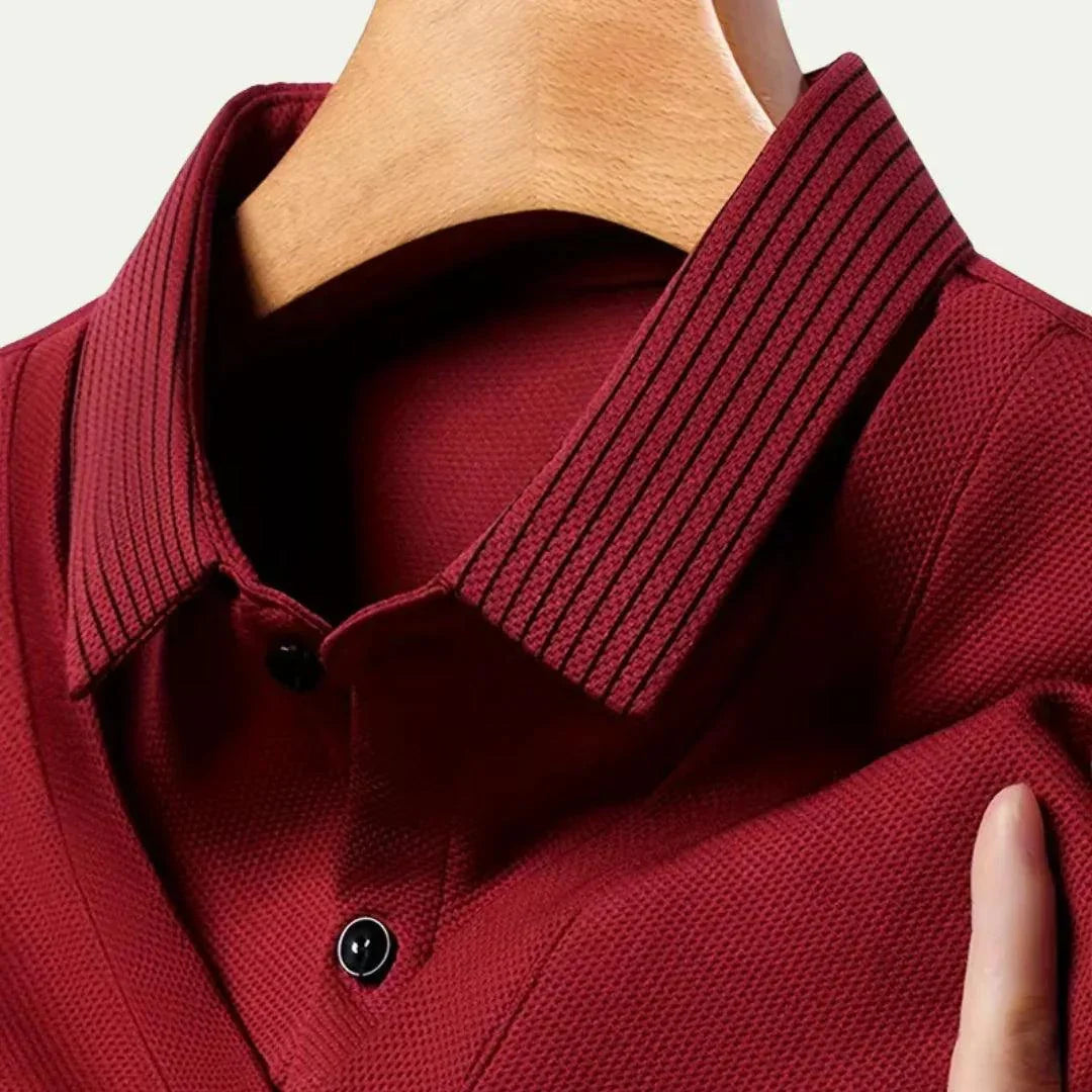 Kensington V-Neck Knit Polo