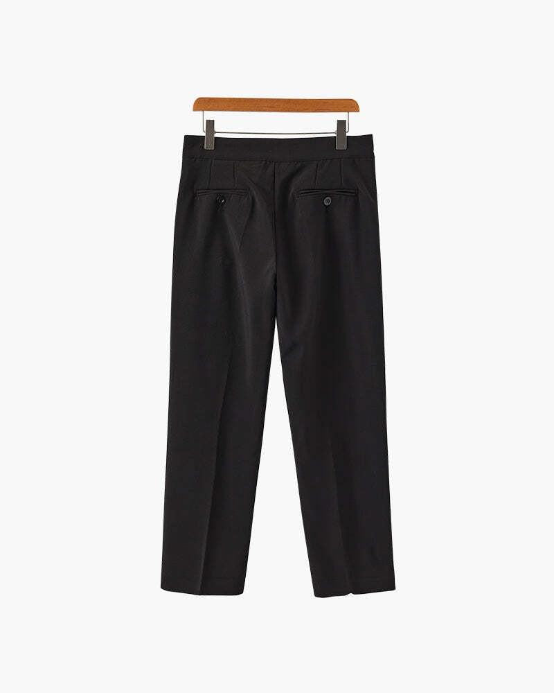 Parisian High-Waisted Trousers – Timeless Tailored Cut