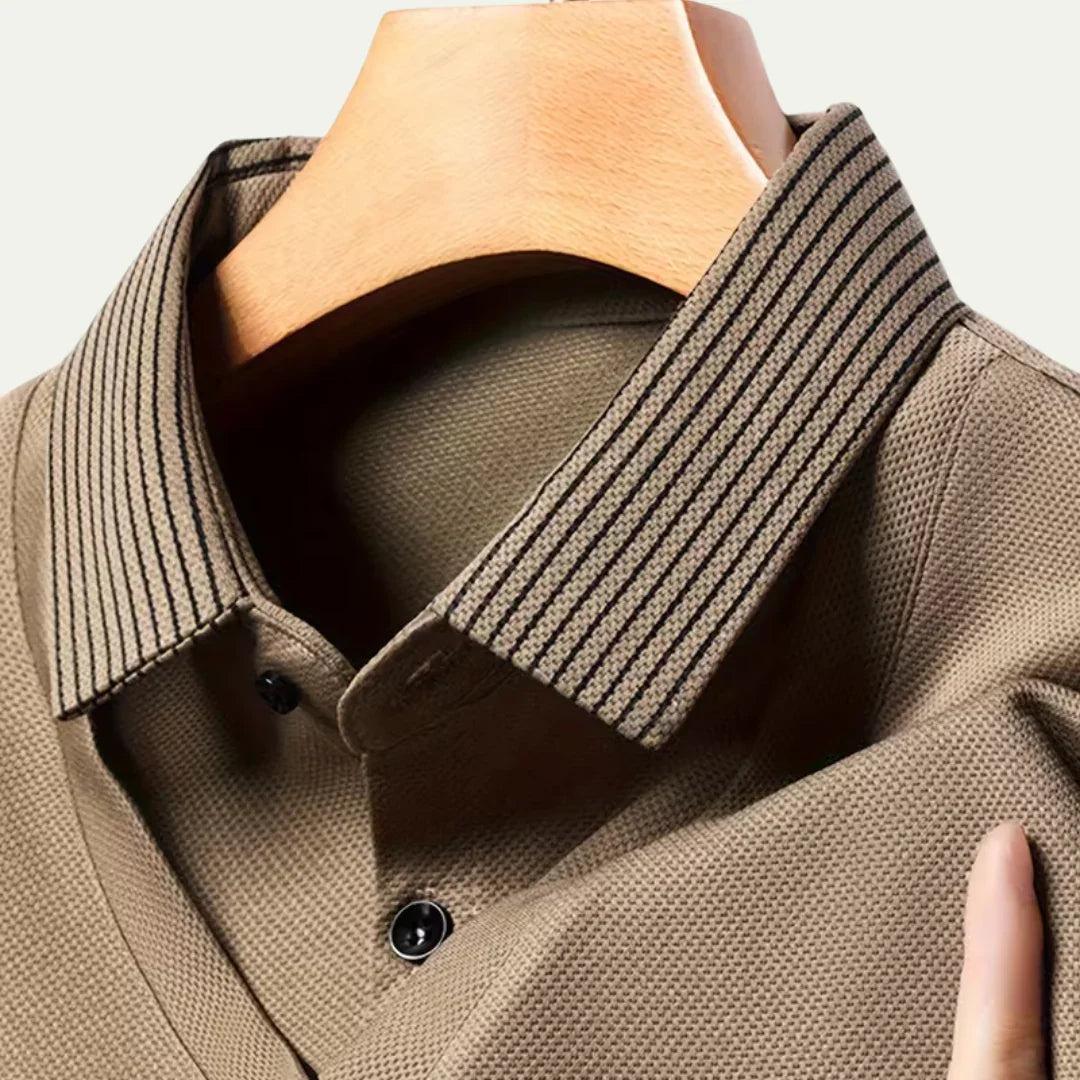 Kensington V-Neck Knit Polo